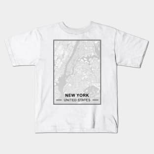 New York City Map Kids T-Shirt